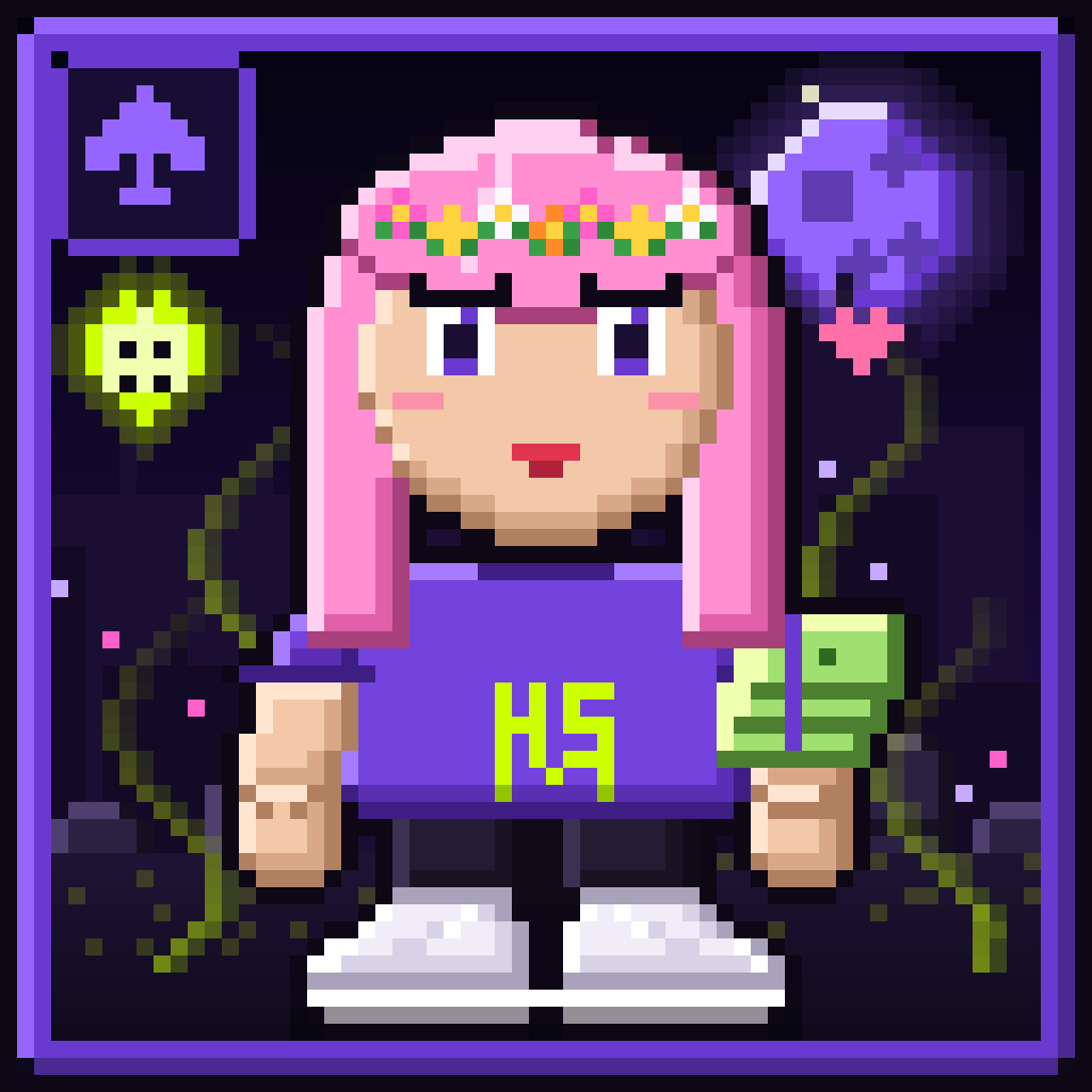 Jigglette / Pink Hair, on Mini #1167